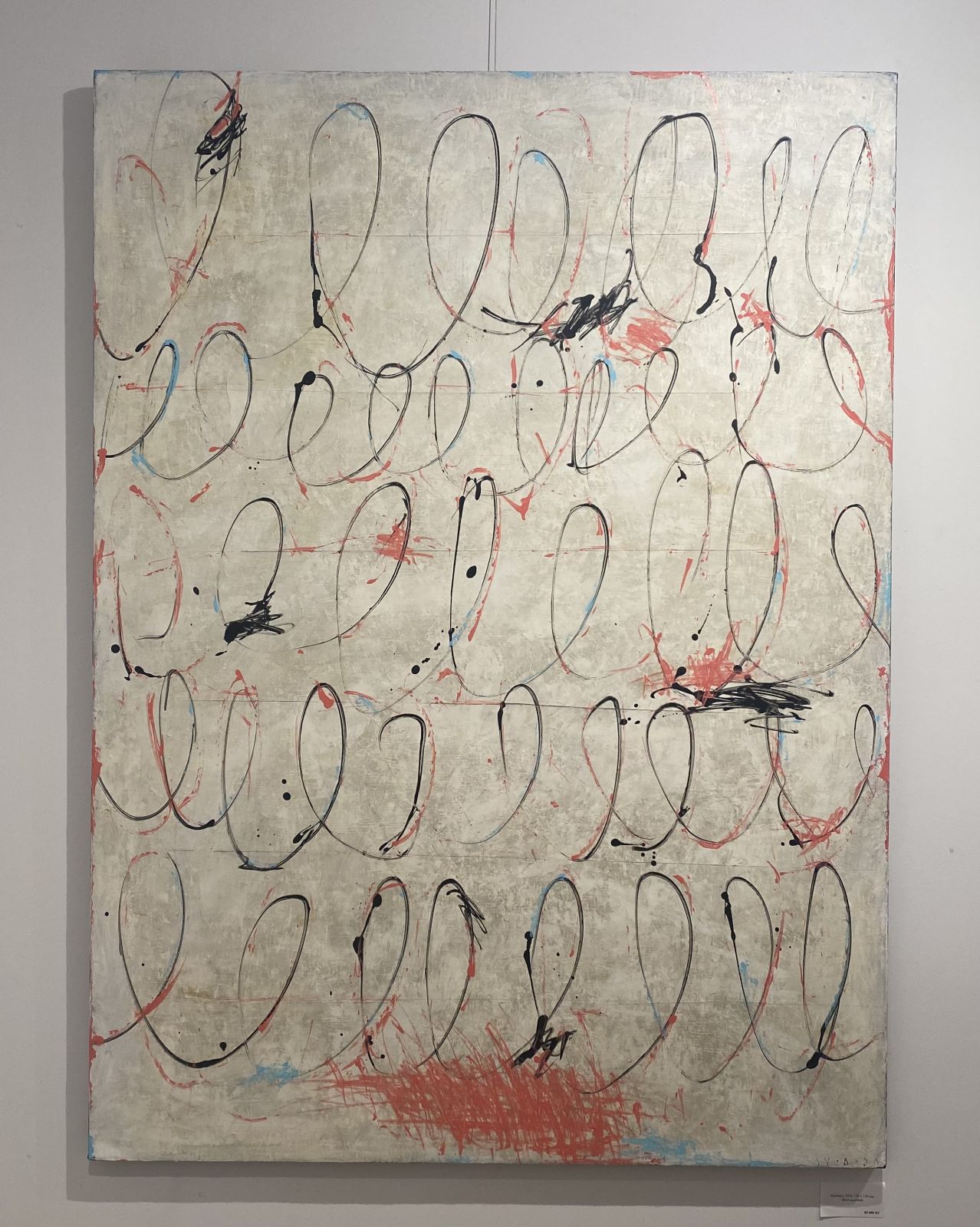 Krasopis, 2018, 150 x 110 cm, akryl na plátně
